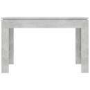 Stół jadalniany, betonowy szary, 120x60x76 cm, płyta wiórowa