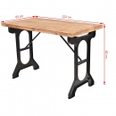Stół jadalniany, blat z litego drewna jodłowego, 122x65x82 cm