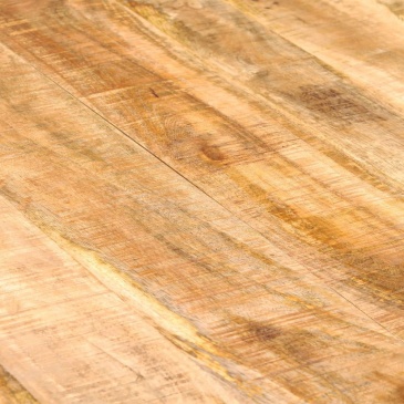 Stół jadalniany, lite drewno mango i stal, 180 cm
