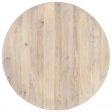 Stół jadalniany, okrągły, 110 x 76 cm, lite drewno mango
