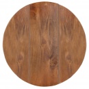 Stół jadalniany, okrągły, 110 x 76 cm, lite drewno mango