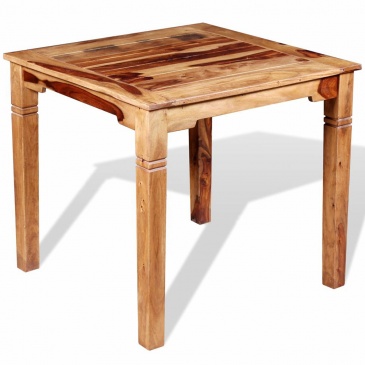 Stół jadalniany z drewna sheesham, 82 x 80 x 76 cm
