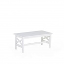 Stół ogrodowy drewniany biały 100 x 55 cm Passero BLmeble