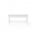 Stół ogrodowy drewniany biały 100 x 55 cm Passero BLmeble