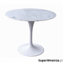 Stół 74x90cm Modesto Tulip Marble biały