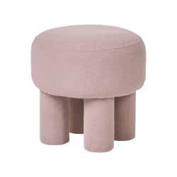 Stołek CANBY Boucle Beżowy