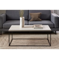 Stolik barossa 110x55cm beżowy trawertyn