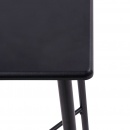 Stolik barowy, czarny, 60 x 60 x 111 cm, MDF