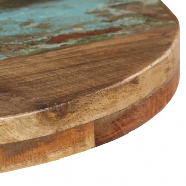 Stolik bistro, okrągły, Ø50x75 cm, lite drewno z odzysku