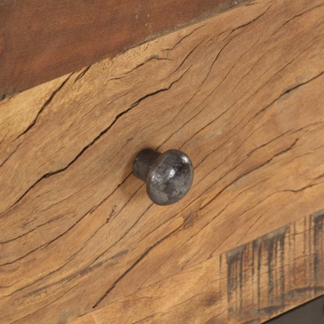 Stolik kawowy 100x50x45 cm lite drewno z odzysku
