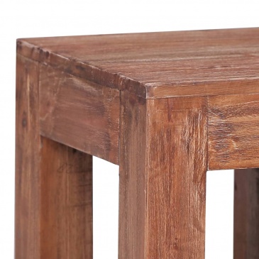 Stolik kawowy, 30x30x30 cm, lite drewno z odzysku