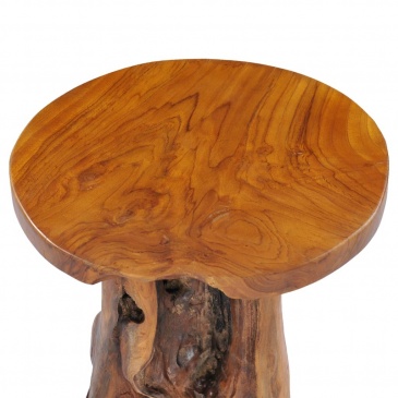 Stolik kawowy, 40x40 cm, lite drewno tekowe