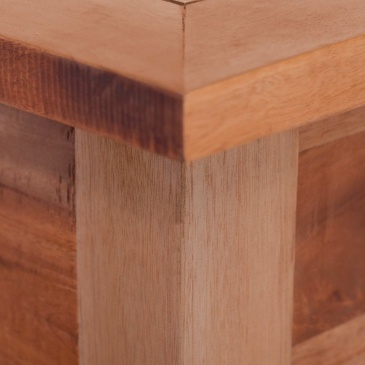 Stolik kawowy, 68x68x30 cm, lite drewno mahoniowe