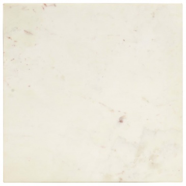 Stolik kawowy, biały, 40x40x35 cm, kamień o teksturze marmuru