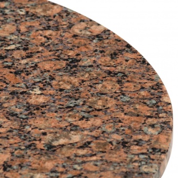 Stolik kawowy, brązowy, 65x65x42 cm, kamień o teksturze marmuru