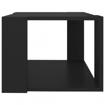 Stolik kawowy, czarny, 40x40x30 cm, płyta wiórowa
