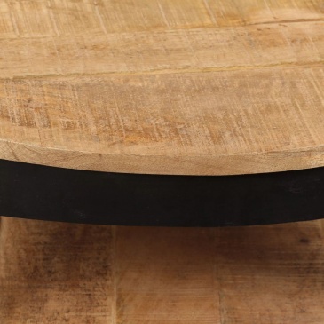 Stolik kawowy surowe drewno mango 65 x 32 cm