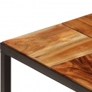 Stolik kawowy z drewna akacjowego i stali 110x40x60 cm