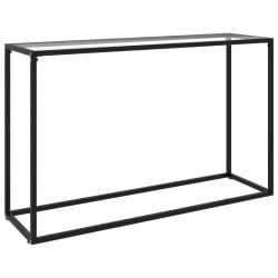 Stolik konsolowy, przezroczysty, 120x35x75 cm, szkło hartowane Stolik konsolowy, przezroczysty, 120x35x75 cm, szkło hartowane