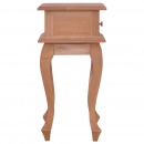 Stolik nocny, 35x30x60 cm, lite drewno mahoniowe