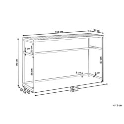 Stolik ogrodowy barowy AVETRANA 150 cm 50 cm Jasnozielony