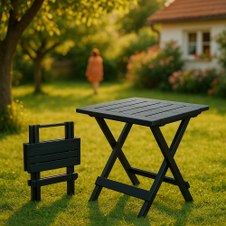 Stolik ogrodowy składany 44x44x50 cm