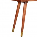Stolik typu konsola, 90 x 35 x 76 cm, lite drewno akacjowe