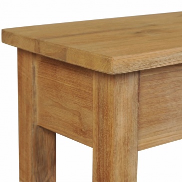 Stolik typu konsola, lite drewno tekowe, 120 x 30 x 80 cm