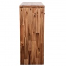 Stolik typu konsola z litego drewna akacjowego, 86x30x75 cm