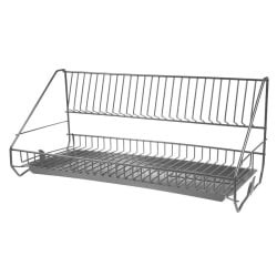 Suszarka do nacz. 1poz. 50x21x21cm srebrna/DI0191