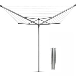 Suszarka ogrodowa 50m Brabantia Topspinner srebrna Suszarka ogrodowa 50m Brabantia Topspinner srebrna