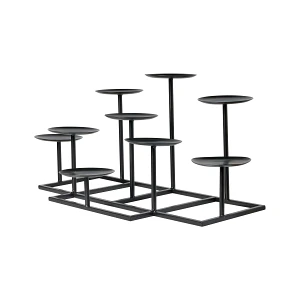 Świecznik LAMEGO Metal 23 cm Czarny Świecznik LAMEGO Metal 23 cm Czarny