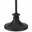 Świecznik stojak podstawka na świecę świeczkę czarny matowy loft 27,5 cm