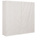 Szafa, biała, 173x40x170 cm, materiałowa