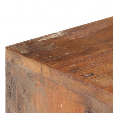 Szafka, 70x30x68 cm, lite drewno z odzysku