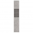 Szafka łazienkowa, szarość betonu 32x25,5x190 cm, płyta wiórowa