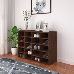 Szafka na buty, płyta wiórowa, 92x30x67,5 cm, brązowy dąb