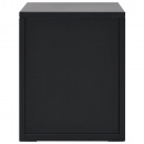 Szafka na dokumenty z 5 szufladami, metal, 28x35x35 cm, czarna