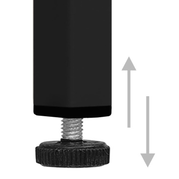 Szafka pod telewizor, czarna, 105x35x50 cm, stalowa