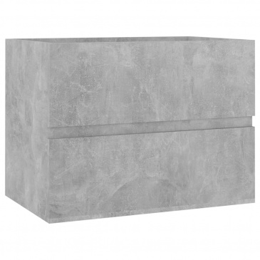 Szafka pod umywalkę, szarość betonu, 60x38,5x45 cm, płyta