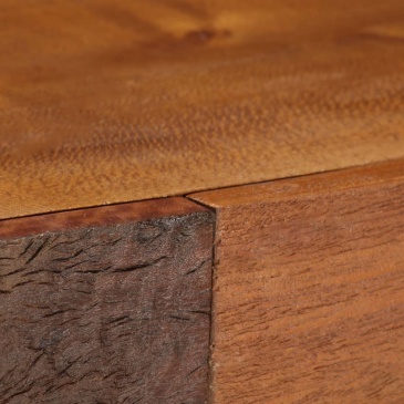 Szafka z litego drewna odzyskanego, brązowa, 110 x 30 x 75 cm
