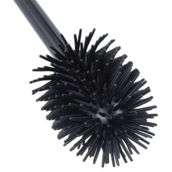 Szczotka do toalety silikonowa czarna zapasowa 35 cm
