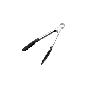 szczypce do patelni z powłoką nieprzywierającą, stal nierdzewna/nylon, 24 cm