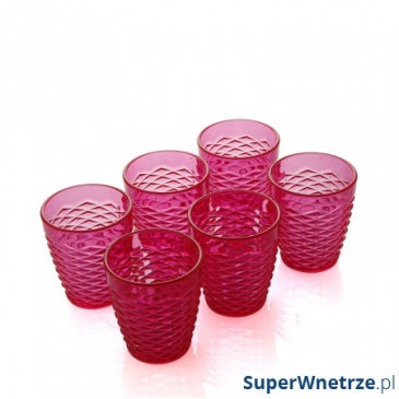 Szklanka Pink Glass Brandani różowy