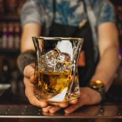 Szklanka z podwójną ścianką do whisky 300 ml Cristallo 25509