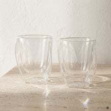 Szklanki do latte macchiato z podwójnym dnem 280 ml, 2 szt. – smukłe, termiczne, Valesso