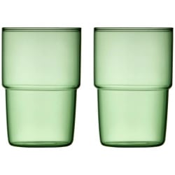 Szklanki do napojów torino 400 ml 2 sztuki zielone 30198