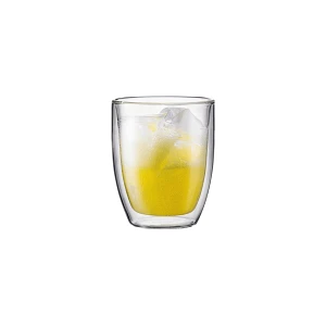Szklanki termiczne 2 szt Bistro Bodum 450ml przezroczyste