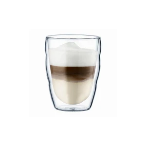 Szklanki termiczne 2 szt Pilatus Bodum 250 ml przezroczysty