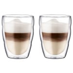 Szklanki termiczne 2 szt Pilatus Bodum 250 ml przezroczysty